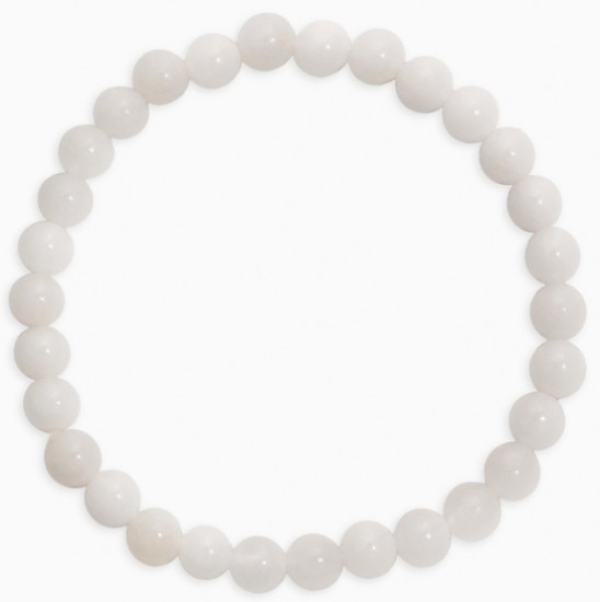 Набор браслетов из бусин «Кварц розовый и аквамарин»