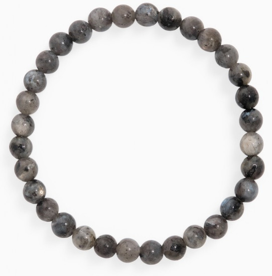 Набор браслетов из бусин «Лабрадор и Яшма»