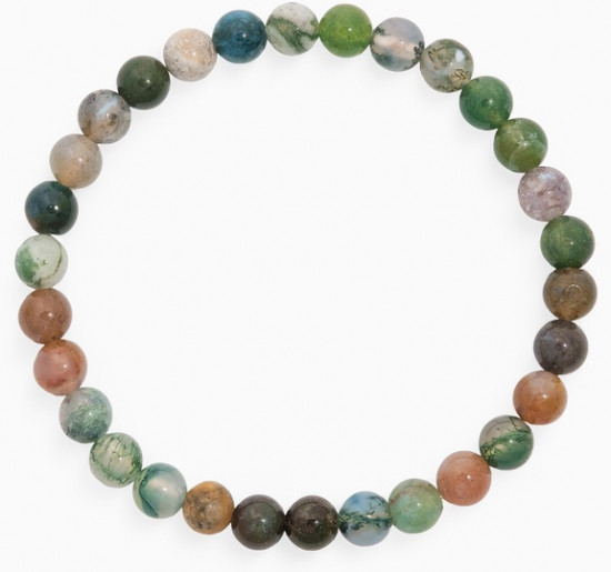 Набор браслетов из бусин «Лабрадор и Яшма»