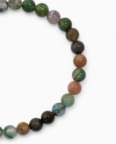 Набор браслетов из бусин «Лабрадор и Яшма»