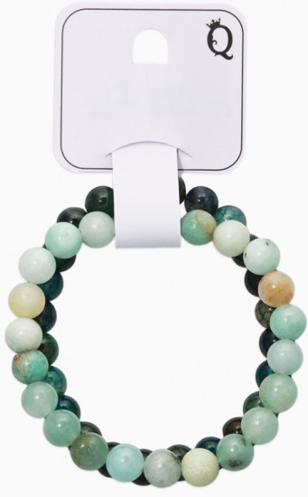 Набор браслетов «Амазонит и Азурит»
