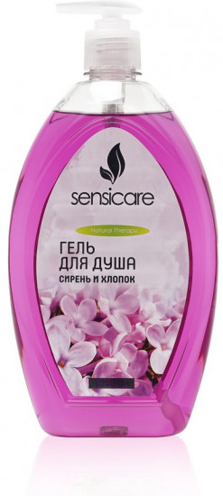 Для душа гель «Сирень и хлопок»