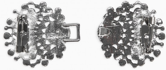 Зажим для кардигана «Ажур. Веер»