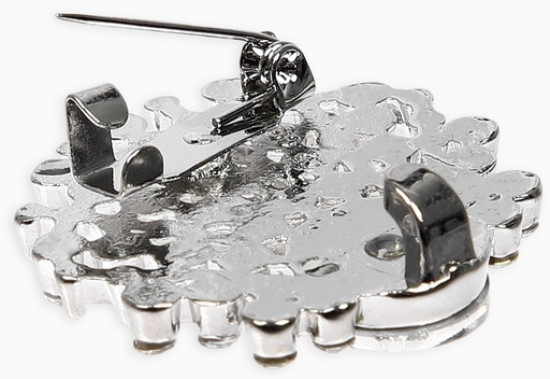 Зажим для кардигана «Ажур. Веер»