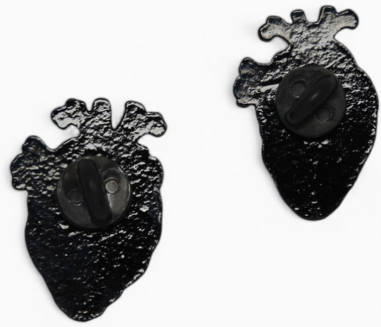 Значки-неразлучники «Сердца»