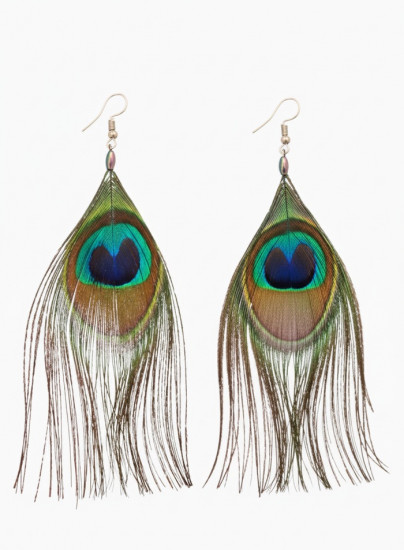 Серьги «Павлин»