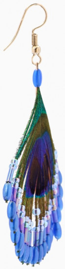 Серьги «Павлин»