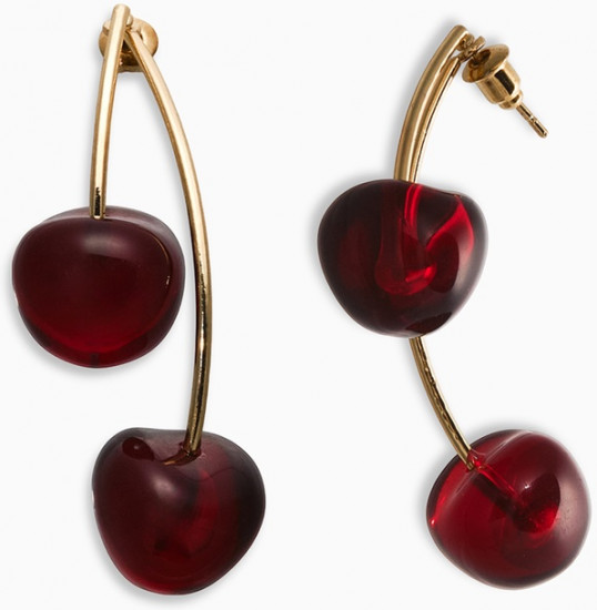 Серьги двойные «Черешня»