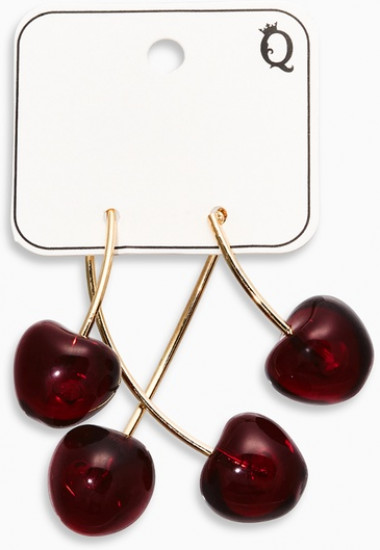 Серьги двойные «Черешня»
