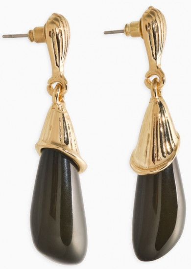 Серьги «Капля каллы»