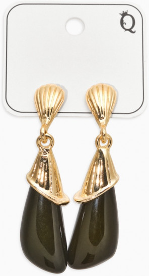 Серьги «Капля каллы»