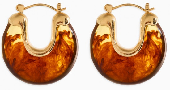 Серьги большие «Стиль. Подкова»