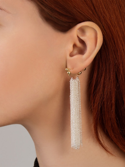 Серьги «Цепи»