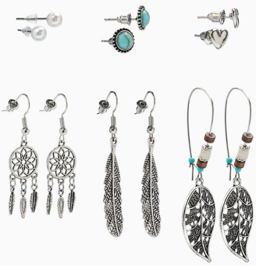 Набор серег «Хиппи»