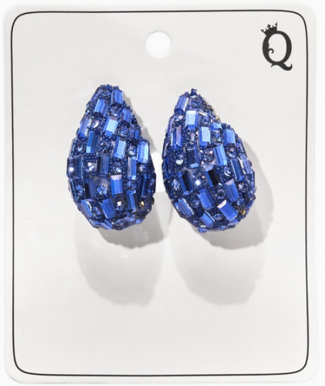 Серьги женские «QF. Капля блеск»