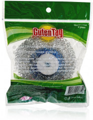 Губка-мочалка для мытья посуды с ручкой - Фото 3