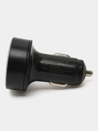 Автомобильная зарядка в прикуриватель 4-USB + 2-Type-C 3.1 A