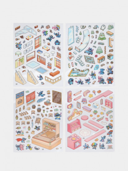 Румбокс 4 комнаты «Стич голубой»