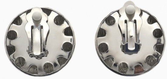 Клипсы для ушей «Тренд. Объёмный круг»