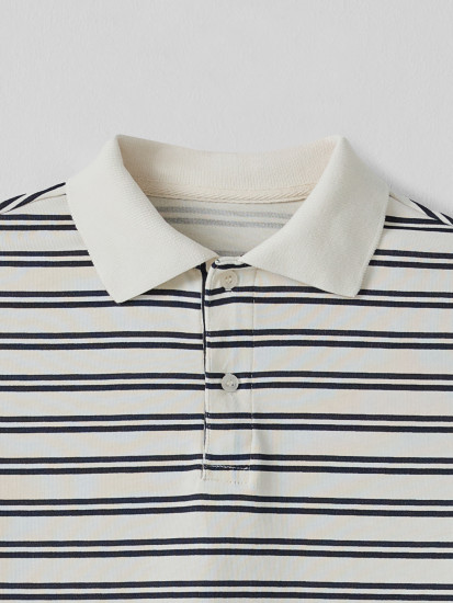 Лонгслив-поло для мальчиков