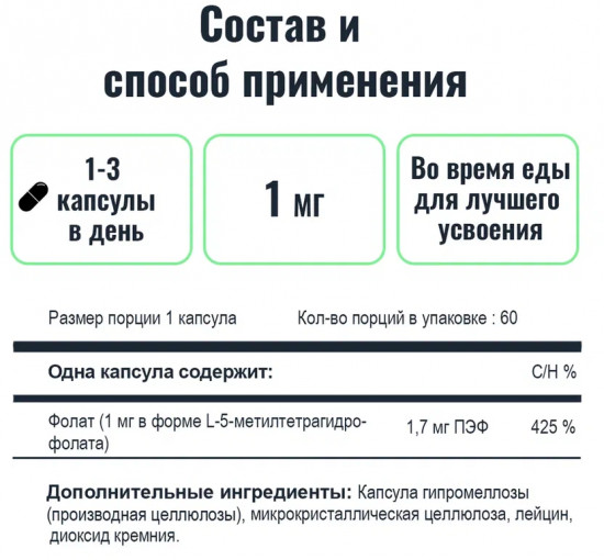Фолиевая кислота для беременных