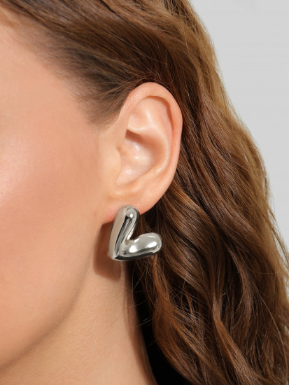 Набор сережек «Сердечки»