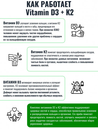 Витамин Д3 + К2