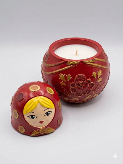 Свеча «Матрёшка»