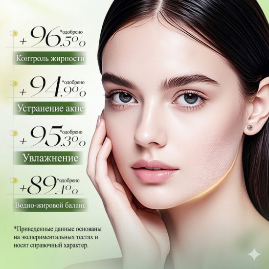 Противовоспалительная сыворотка для проблемной кожи с экстрактом зеленого чая и салициловой кислотой от прыщей и акне