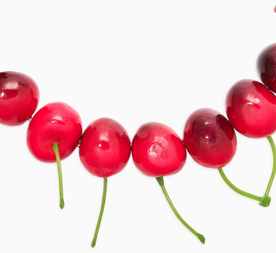 Колье на цепочке «Вишня»