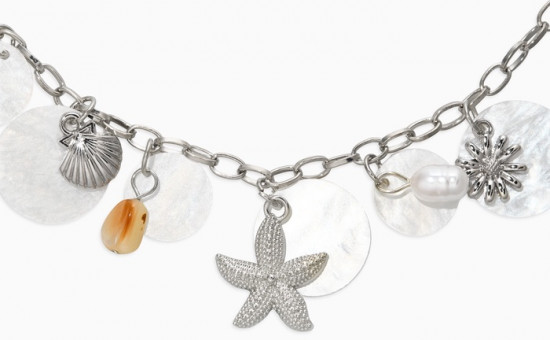Колье на цепочке «Ракушка»