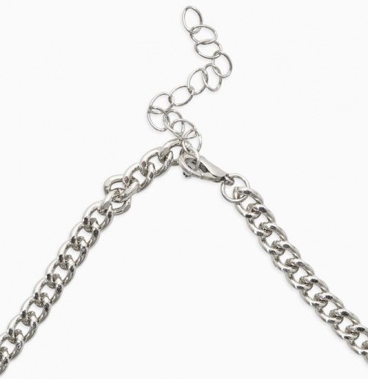 Колье с подвеской на цепочке «Сердце с жемчугом»