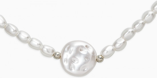 Колье из бусин «Жемчуг барокко»