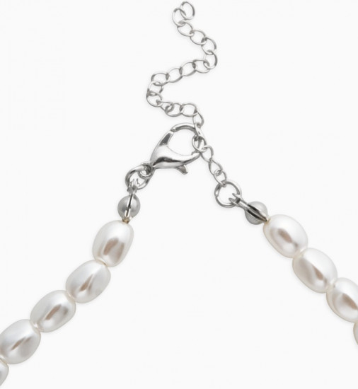 Колье из бусин «Жемчуг барокко»