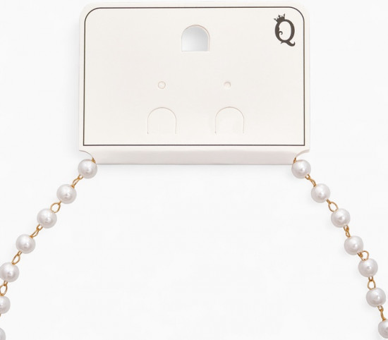 Колье на жемчужной дорожке «Ромашка»