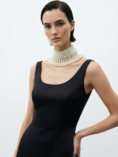 Колье-чокер жемчуг «Богема»