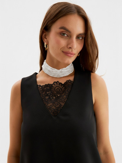 Чокер-бусы многослойный «Жемчужная императрица»