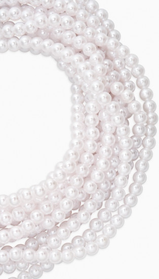 Чокер-бусы многослойный «Жемчужная императрица»