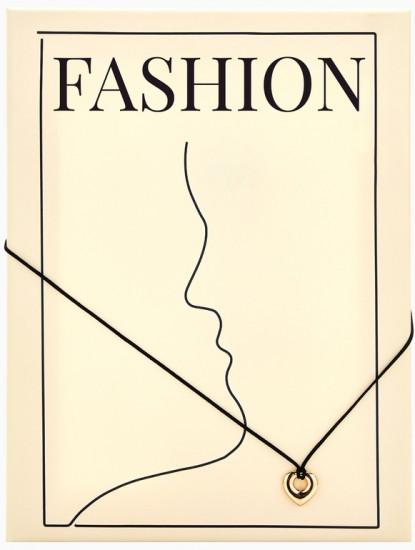 Кулон на шнурке «Сердечко»