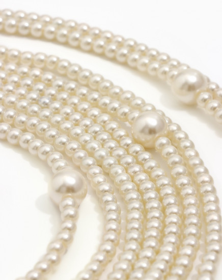 Бусы «Жемчуг» многоярусный 9 нитей