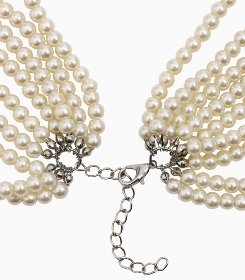 Бусы «Жемчуг» многоярусный 9 нитей