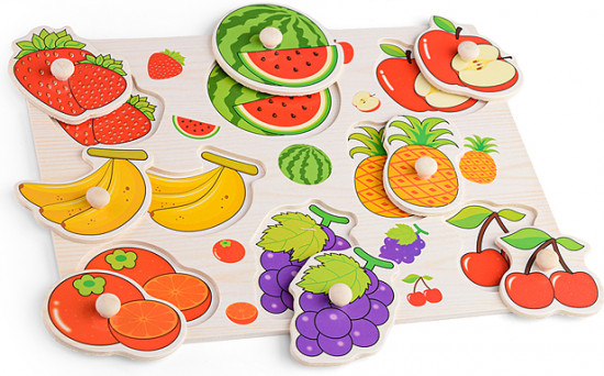 Пазл-вкладыш «Фрукты-Ягоды»