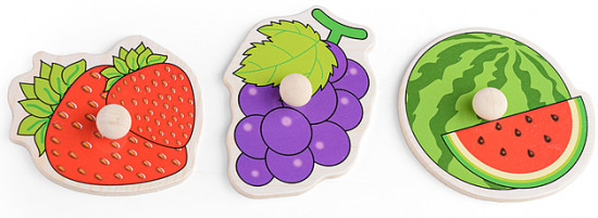 Пазл-вкладыш «Фрукты-Ягоды»