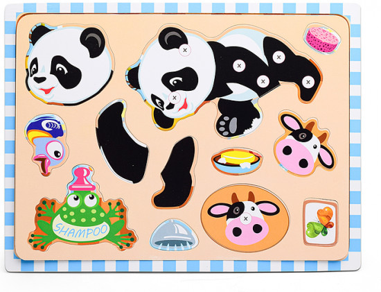 Пазл «Объемная картина. Панда»