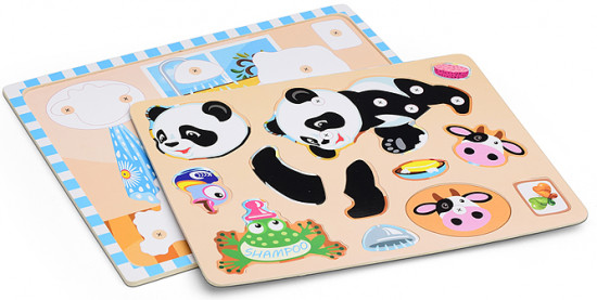 Пазл «Объемная картина. Панда»