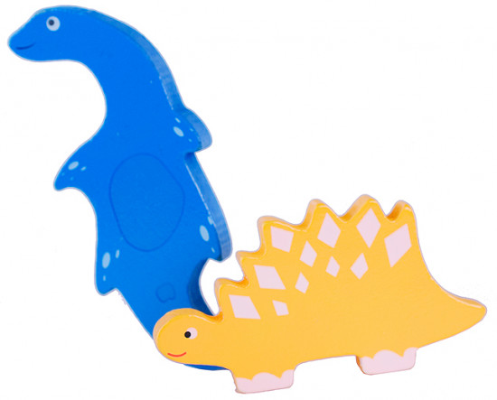 Пазл-вкладыш «Дружные динозаврики»