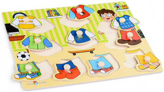 Пазл-вкладыш «Одень мальчика»