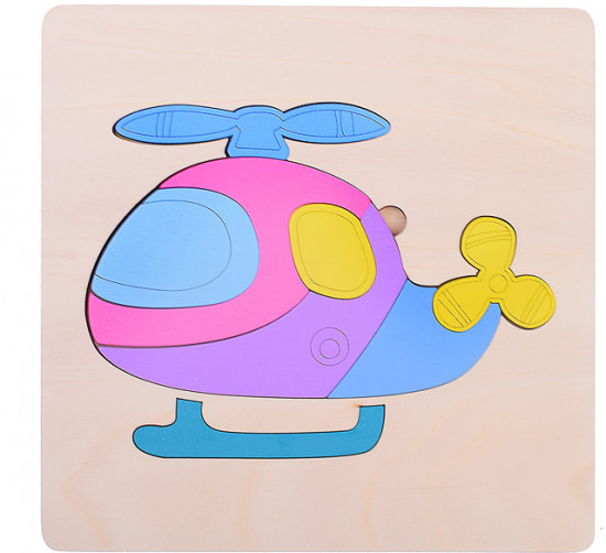 Пазл-вкладыш «Вертолет»