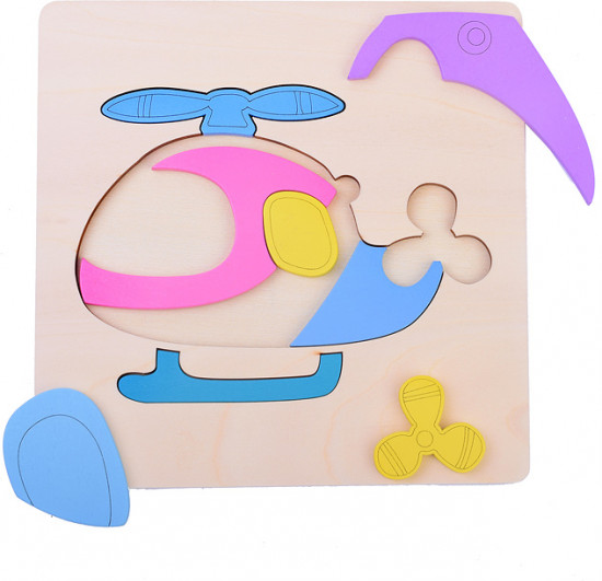 Пазл-вкладыш «Вертолет»