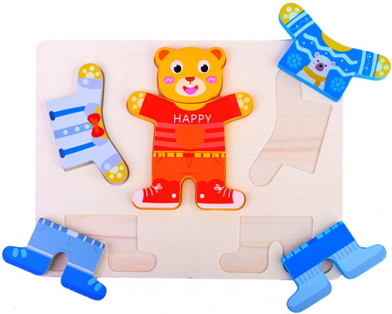 Пазл-вкладыш «Давай переоденемся»